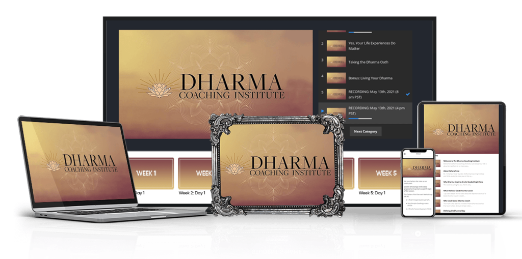 Dharma Coaching Institute mockup